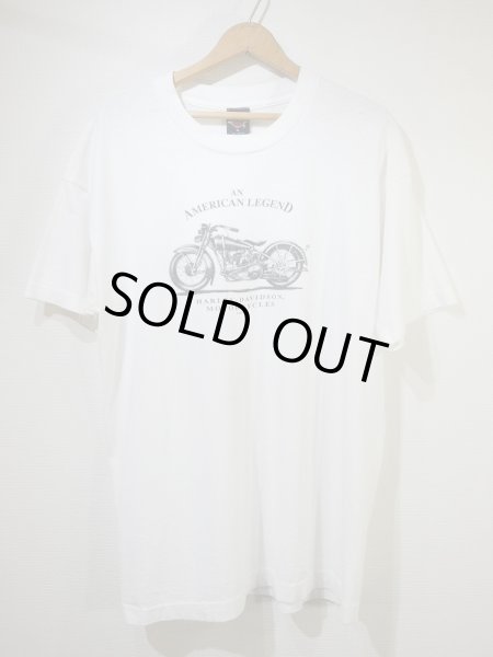 画像1: 90's HARLEY DAVIDSON OFFICIAL DEALER SHOP BOTH SIDE PRINT T-SHIRT (1)
