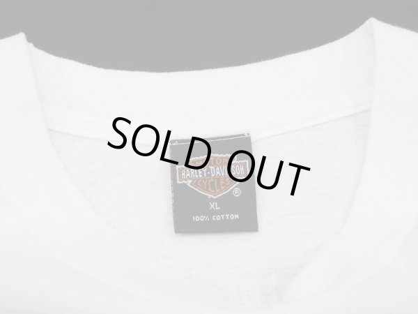 画像3: 90's HARLEY DAVIDSON OFFICIAL DEALER SHOP BOTH SIDE PRINT T-SHIRT (3)