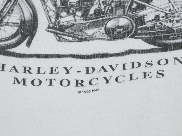 画像6: 90's HARLEY DAVIDSON OFFICIAL DEALER SHOP BOTH SIDE PRINT T-SHIRT (6)