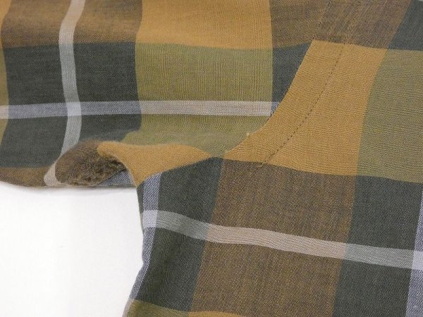 画像11: 50's Marston's BD BUTTON DOWN COTTON PLAID S/S SHIRT (11)