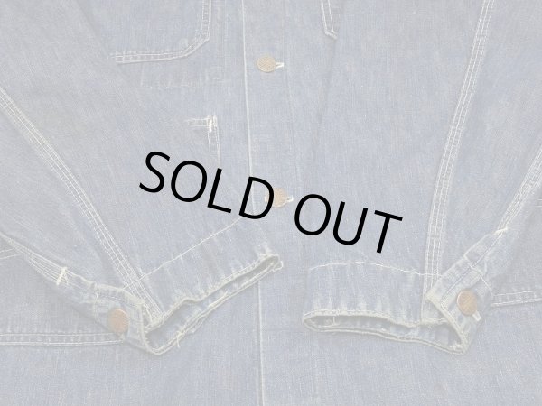 画像11: 40〜50's SPIEGEL Workmaster DENIM CHORE JACKET COVERALL (11)