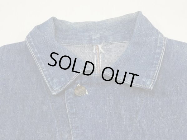 画像4: 40〜50's SPIEGEL Workmaster DENIM CHORE JACKET COVERALL (4)