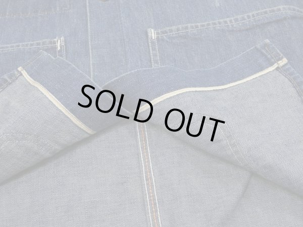 画像10: 40〜50's SPIEGEL Workmaster DENIM CHORE JACKET COVERALL (10)