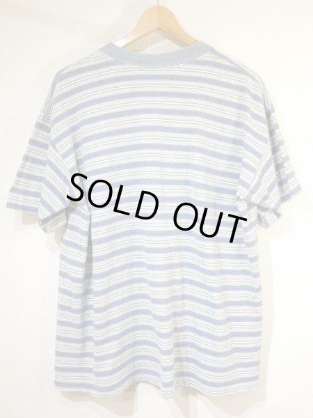 画像2: 80〜90's CASUAL CLOTHING Co. MULTI BORDER STRIPE T-SHIRT MADE IN USA (2)