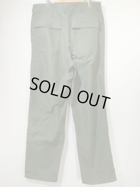 画像2: 60s '68 US ARMY OG-107 UTILITY BAKER PANTS DEAD STOCK (2)