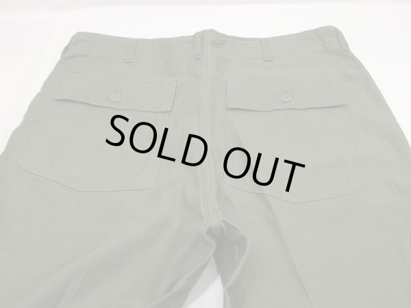 画像8: 60s '68 US ARMY OG-107 UTILITY BAKER PANTS DEAD STOCK (8)