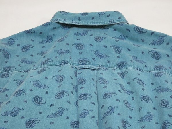 画像8: 80〜90's Eddie Bauer PAISLEY PATTERN S/S COTTON SHIRT MADE IN USA (8)