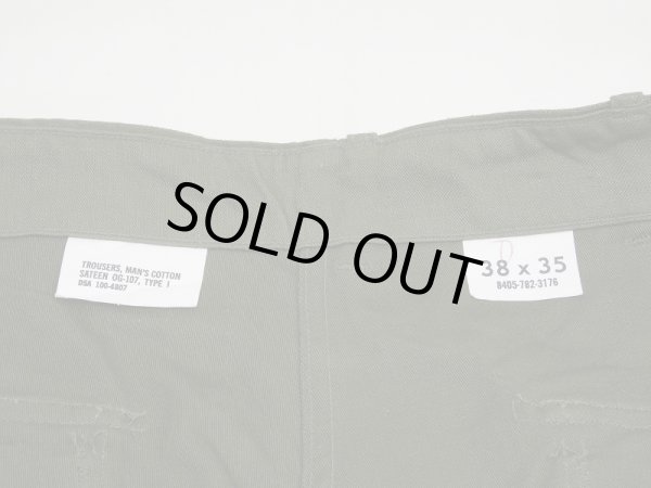 画像6: 60's '66 US ARMY OG-107 UTILITY BAKER PANTS DEAD STOCK  (6)