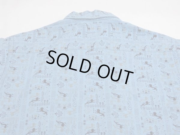 画像9: 50's Palm Springs by ELTON CREST ALLOVER PATTERN S/S COTTON SHIRT HAWAIIAN (9)