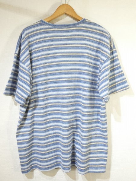画像2: 90's ARIZONA MULTI BORDER STRIPE T-SHIRT MADE IN USA (2)