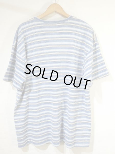 画像2: 90's ARIZONA MULTI BORDER STRIPE T-SHIRT MADE IN USA (2)