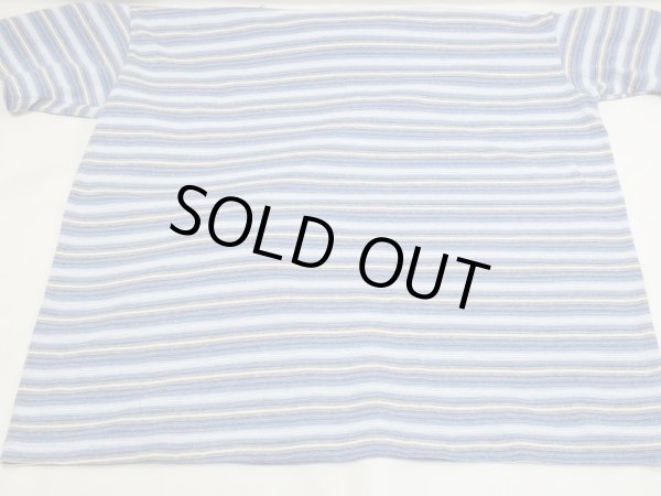 画像6: 90's ARIZONA MULTI BORDER STRIPE T-SHIRT MADE IN USA (6)