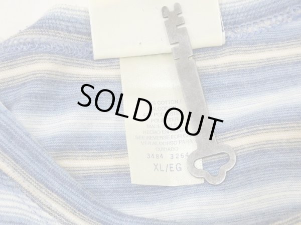 画像4: 90's ARIZONA MULTI BORDER STRIPE T-SHIRT MADE IN USA (4)