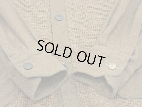 画像9: 50〜60'ｓnoabi SPORT FRONT MESH SHARK ITALIAN COLLAR COTTON SHIRT (9)