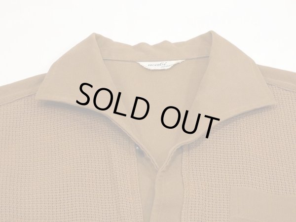 画像5: 50〜60'ｓnoabi SPORT FRONT MESH SHARK ITALIAN COLLAR COTTON SHIRT (5)
