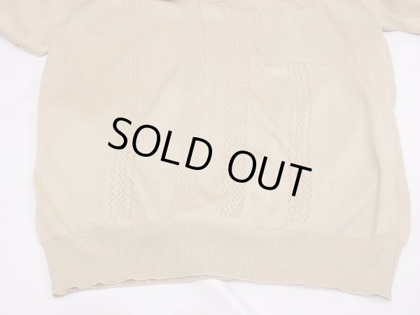 画像6: 70's silan eden fil KNIT MODS POLO SHIRT MADE IN ITALY  (6)