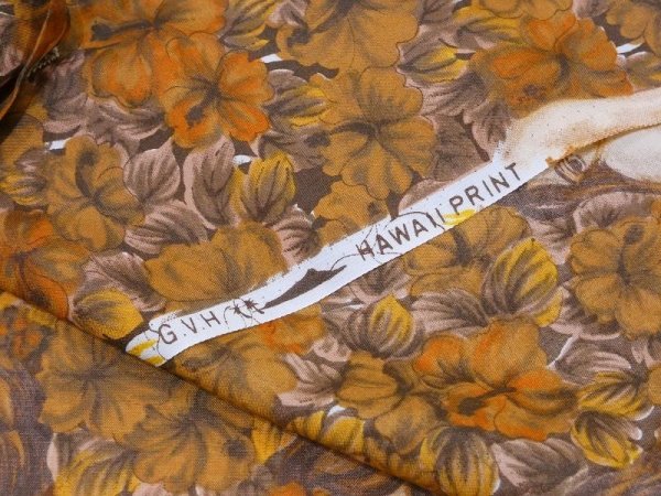 画像7: 70s UNKNOWN G.V.H HAWAII PRINT NAKED LADY HAWAIIAN ALOHA SHIRT (7)