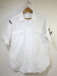 画像1: 60s US NAVY USN WHITE COTTON UTILITY SHIRT (1)