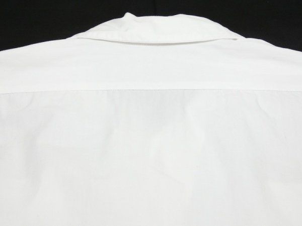 画像9: 60s US NAVY USN WHITE COTTON UTILITY SHIRT (9)