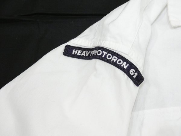画像5: 60s US NAVY USN WHITE COTTON UTILITY SHIRT (5)