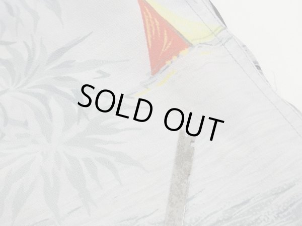 画像8: 50s POLYNESIAN Sprtswear ALLOVER PATTERN RAYON HAWAIIAN SHIRT ALOHA (8)