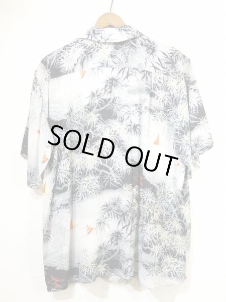 画像2: 50s POLYNESIAN Sprtswear ALLOVER PATTERN RAYON HAWAIIAN SHIRT ALOHA (2)