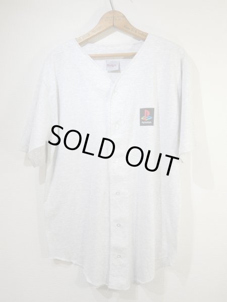 画像1: DEAD STOCK ? 90s PlayStation BASE BALL SHIRT MADE IN USA (1)