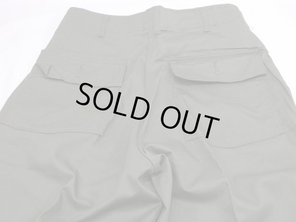 画像10: 80's US ARMY OG-507 UTILITY TROUSERS BAKER PANTS DEAD STOCK (10)
