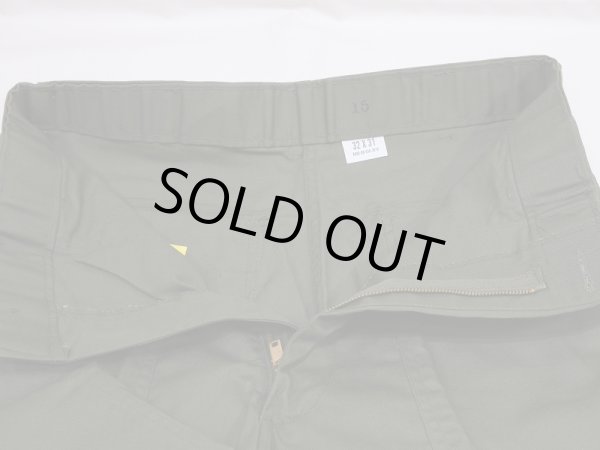 画像6: 80's US ARMY OG-507 UTILITY TROUSERS BAKER PANTS DEAD STOCK (6)