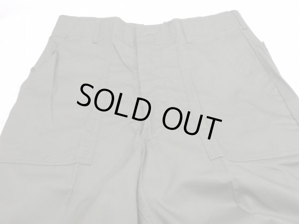 画像4: 80's US ARMY OG-507 UTILITY TROUSERS BAKER PANTS DEAD STOCK (4)