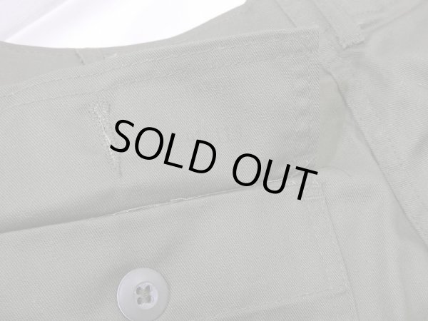 画像11: 80's US ARMY OG-507 UTILITY TROUSERS BAKER PANTS DEAD STOCK (11)