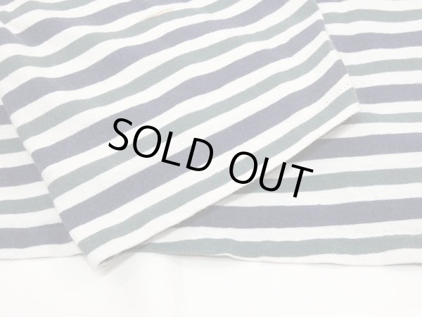 画像6: 80〜90's BASIC EDITIONS MULTI BORDER STRIPE T-SHIRT MADE IN USA (6)