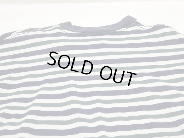 画像7: 80〜90's BASIC EDITIONS MULTI BORDER STRIPE T-SHIRT MADE IN USA (7)