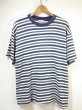 画像1: 80〜90's BASIC EDITIONS MULTI BORDER STRIPE T-SHIRT MADE IN USA (1)