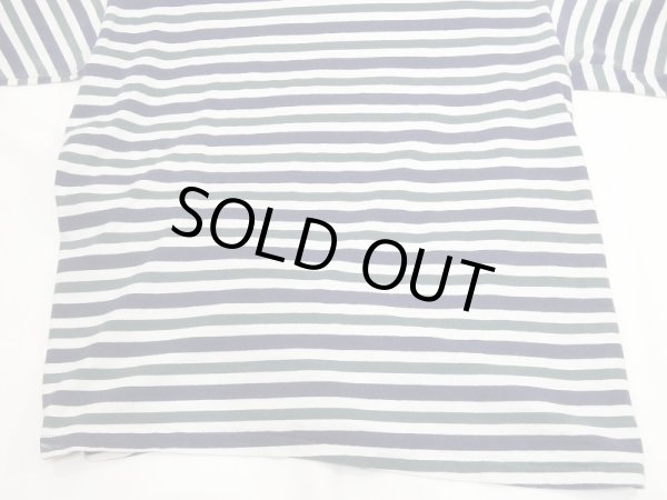 画像5: 80〜90's BASIC EDITIONS MULTI BORDER STRIPE T-SHIRT MADE IN USA (5)