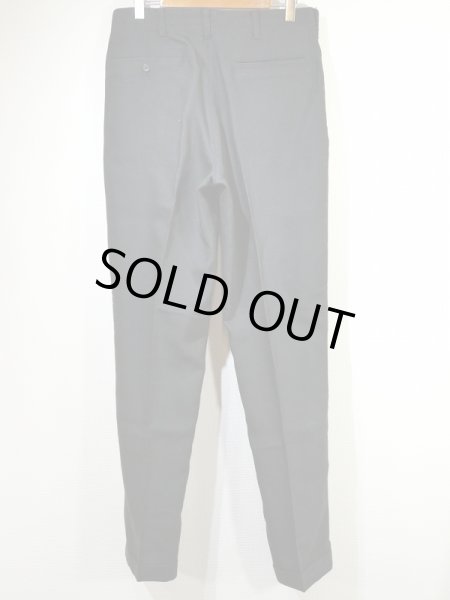 画像2: ~ 70's THE MUSTANG BY HAGGAR BLACK TAPERED SLACKS PANTS (2)