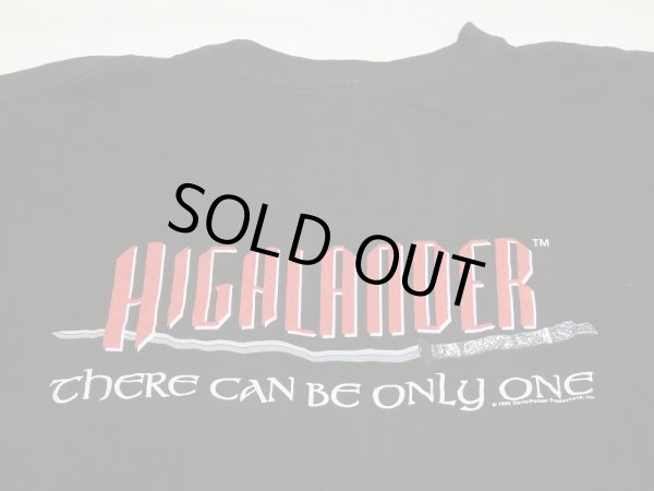 画像9: 90's HIGHLANDER MOVIE 10th Anniversary PRINT T-SHIRT DEAD STOCK (9)