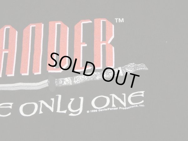 画像10: 90's HIGHLANDER MOVIE 10th Anniversary PRINT T-SHIRT DEAD STOCK (10)