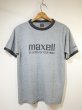 画像1: 70s 80s Anvil Maxell PRINT RINGER T-SHIRT (1)