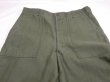 画像4: 50's US ARMY OG-107 COTTON SATEEN UTILITY BAKER PANTS DEAD STOCK ? (4)