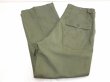 画像3: 50's US ARMY OG-107 COTTON SATEEN UTILITY BAKER PANTS DEAD STOCK ? (3)