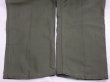 画像10: 50's US ARMY OG-107 COTTON SATEEN UTILITY BAKER PANTS DEAD STOCK ? (10)