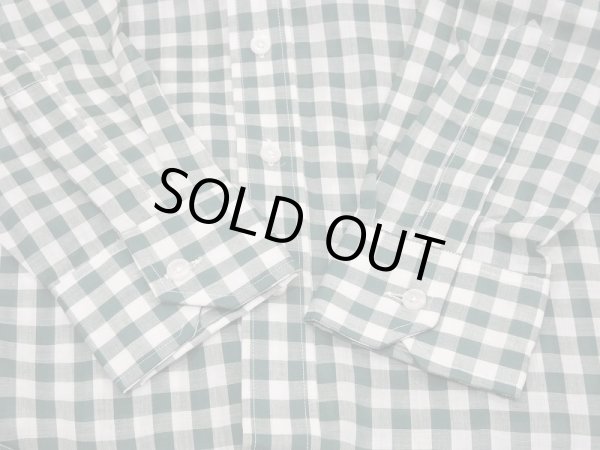 画像10: 60〜70's UNKNOWN Oxford Industries Inc ？ GINGHAM CHECK BUTTON DOWN BD SHIRT DEAD STOCK (10)