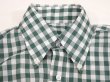 画像3: 60〜70's UNKNOWN Oxford Industries Inc ？ GINGHAM CHECK BUTTON DOWN BD SHIRT DEAD STOCK (3)