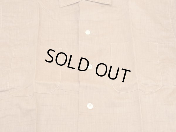 画像4: 60s Dunhill Sportswear COTTON × RAYON LOOP COLLAR SHIRT DEAD STOCK (4)