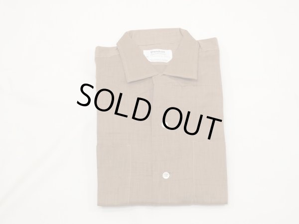 画像1: 60s Dunhill Sportswear COTTON × RAYON LOOP COLLAR SHIRT DEAD STOCK (1)