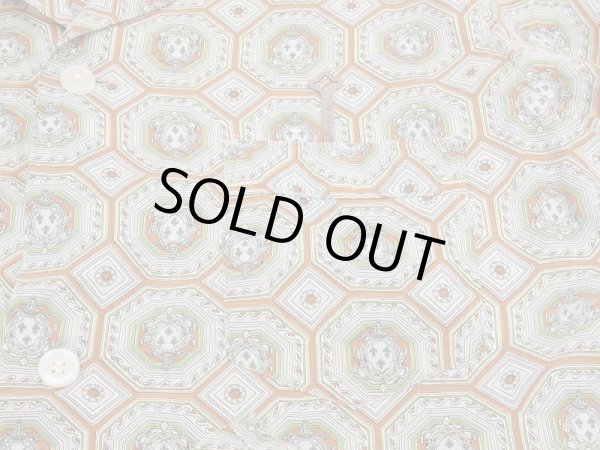 画像5: 50's Munsingwear ALL OVER PATTERN PAJAMA SHIRT (5)