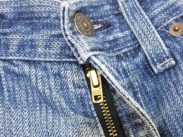 画像5: 80's Levi's 505 STRIPE DENIM PANTS (5)