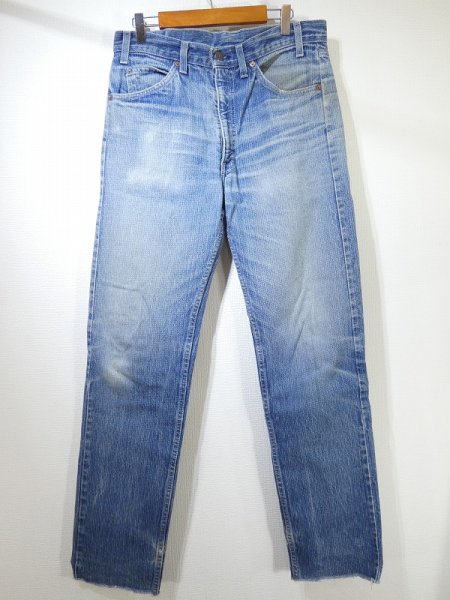 画像1: 80's Levi's 505 STRIPE DENIM PANTS (1)