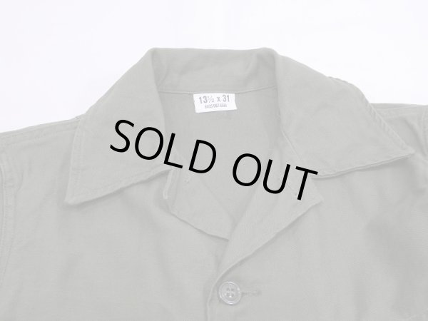 画像4: 60's US ARMY COTTON SATEEN OG-107 UTILITY SHIRT 2nd TYPE DEAD STOCK (4)